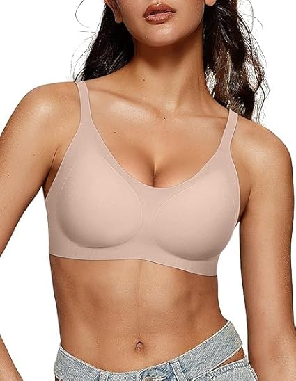 U Neck Wireless Seamless Push Up Bra