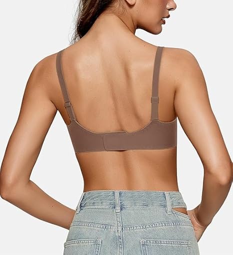 U Neck Wireless Seamless Push Up Bra