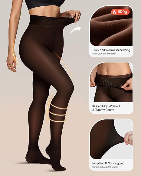 One Fleece Lined Tights