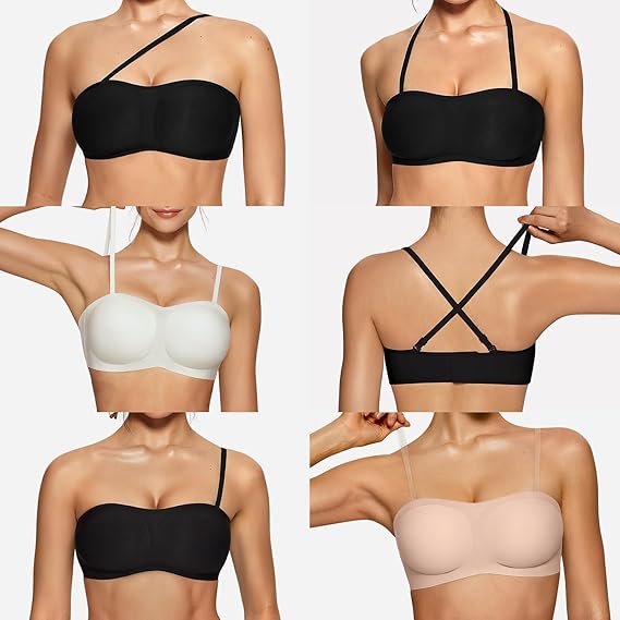 Strapless Non Slip Bandeau Bra