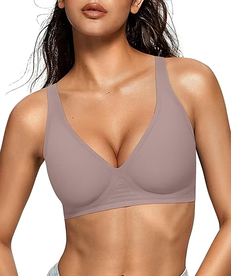 Deep V Push Up Bras No Underwire