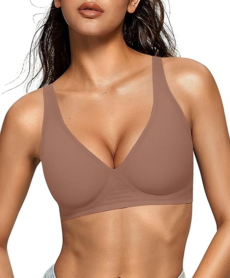 Deep V Push Up Bras No Underwire