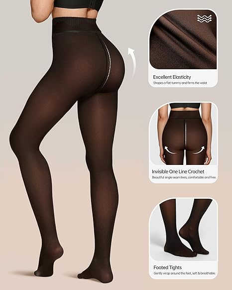 One Fleece Lined Tights