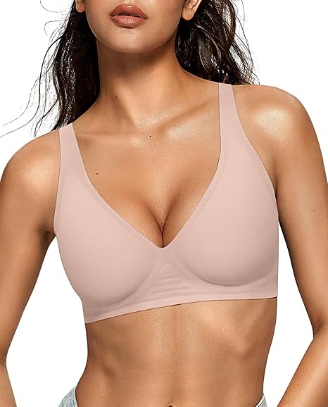 Deep V Push Up Bras No Underwire