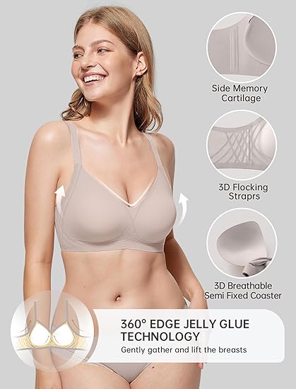 Seamless Push Up Anti Sagging Supportive Bras (32A to 40D/42B)